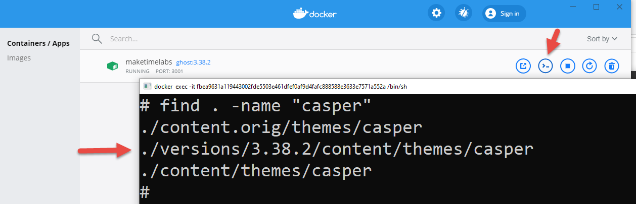 ghost docker content find path 1 — Using Docker to Edit your Ghost Blog Theme