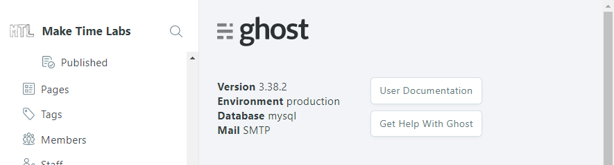 ghost version — Using Docker to Edit your Ghost Blog Theme