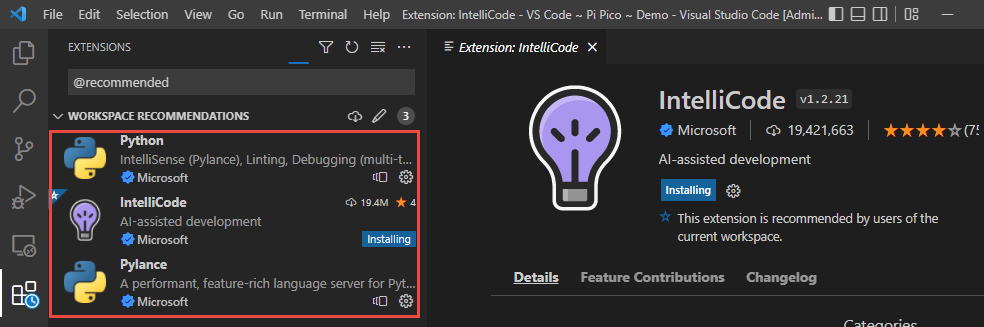 Install Recommended — First Foray into MicroPython
