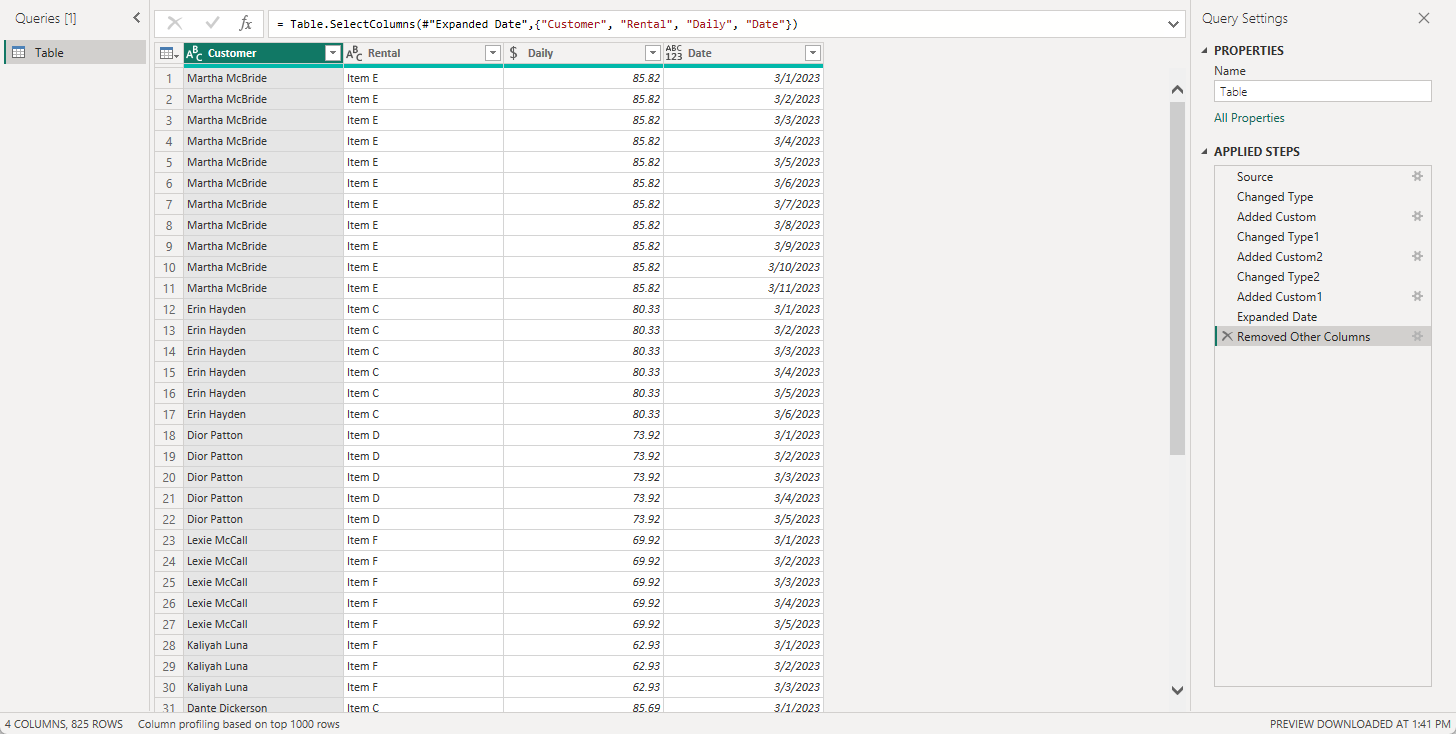Illustration for Date Scaffolding in Power BI