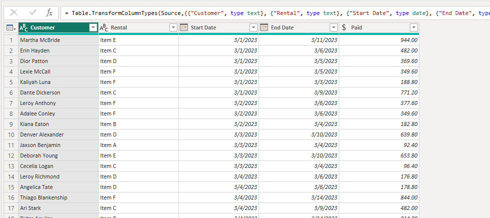 Illustration for Date Scaffolding in Power BI