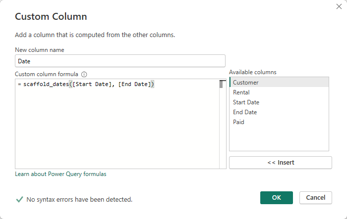 Illustration for Date Scaffolding in Power BI