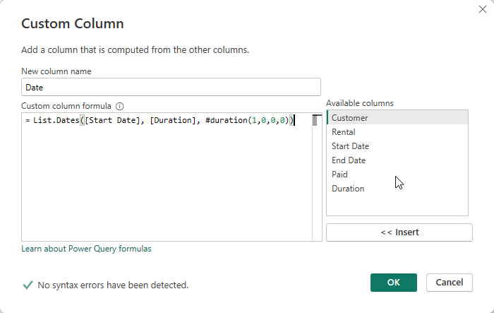 Illustration for Date Scaffolding in Power BI