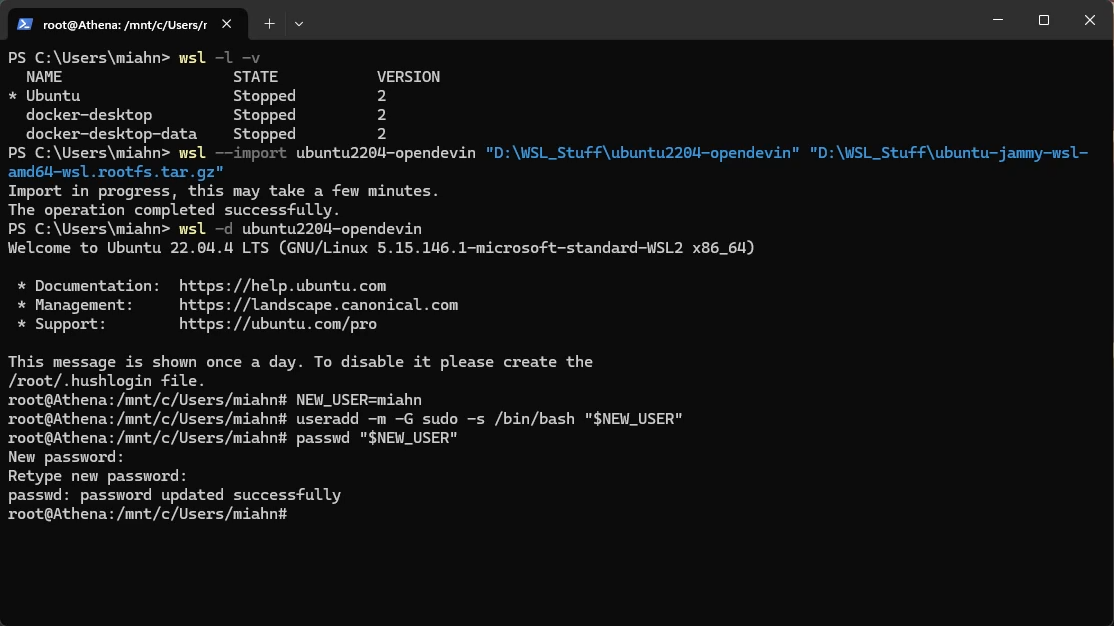 Illustration for Installing Multiple Copies of Ubuntu in Windows WSL